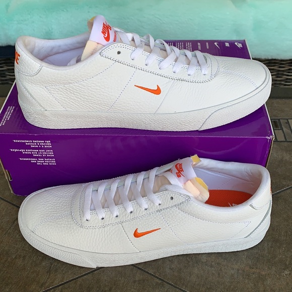 NIKE SB ZOOM BRUIN WHITE/TEAM ORANGE-WHITE MENS - Picture 3 of 16